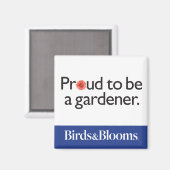 庭師誇りを持ったになる マグネット (正面/裏面)