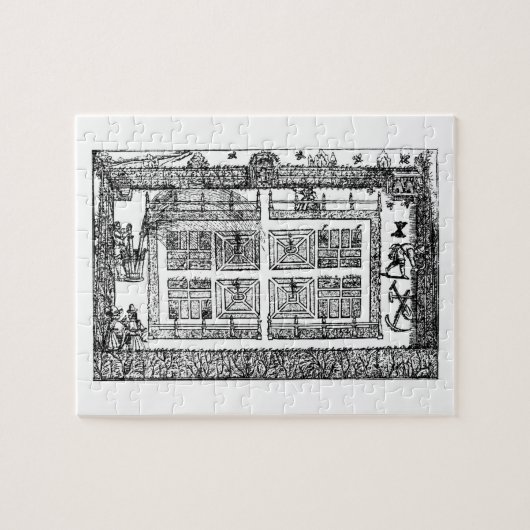 「庭師迷路」のからの庭、1577年( ジグソーパズル (横)