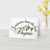 庭師 カード (黄色い花)