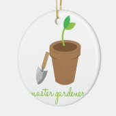 庭師 セラミックオーナメント (左)