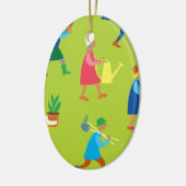 庭師 セラミックオーナメント (左)