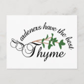 庭師 ポストカード (正面)