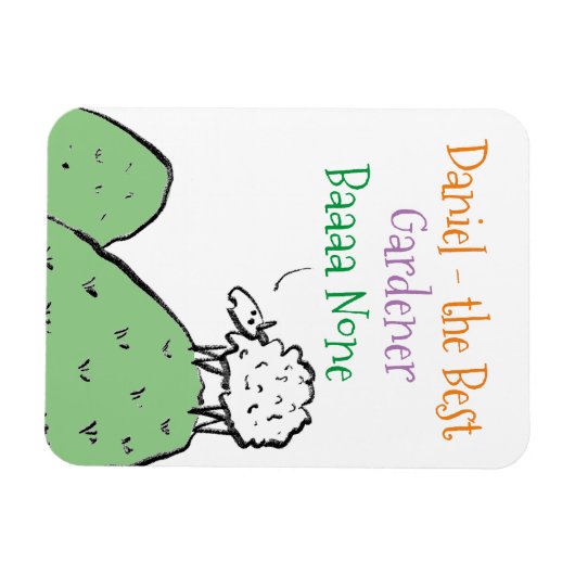 庭師 マグネット (横)