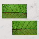 庭師 名刺 (正面/裏面)
