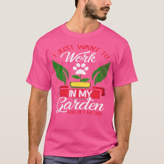 庭師	庭師ギフト　ガーデニングTシャツ Tシャツ (正面)