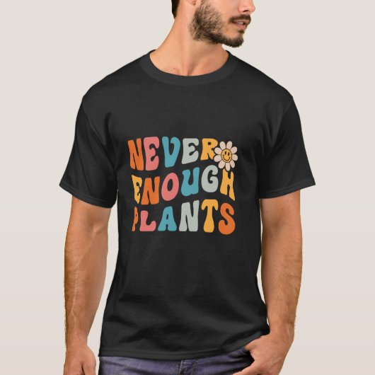 庭師 庭 園芸, グルーヴィー フラワー 永遠に エノ Tシャツ (正面)