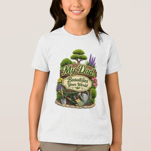 庭師 (2) トライブレンドＴシャツ (正面)