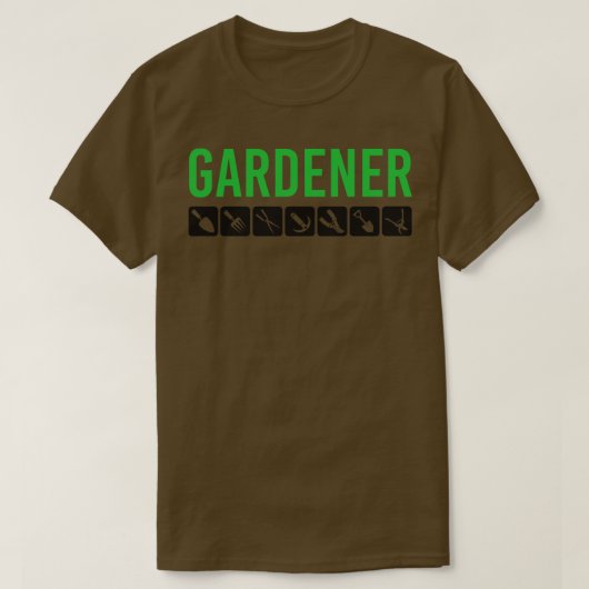 庭師 Tシャツ (デザイン正面)