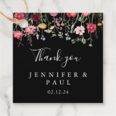 庭数々の色の野結婚花 フェイバータグ (正面)