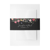 庭数々の色の野結婚花 招待状ベリーバンド (正面例)