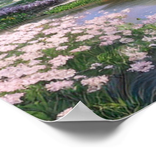 庭日本のの寺 ポスター (角)