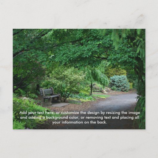 庭日本の葉書2 ポストカード (正面)