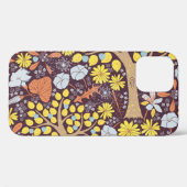 庭木、フローラ、林檎の模様 Case-Mate iPhoneケース (裏面 (横))