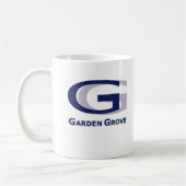 庭果樹園のロゴのマグ コーヒーマグカップ (左)