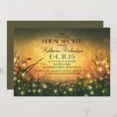 庭灯付きの花嫁募集 招待状 (正面/裏面)