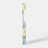 庭牡丹花の模様 iPhoneケース (左側面)