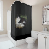 庭猫のシャワー・カーテンの女王 シャワーカーテン (インサイチュ)
