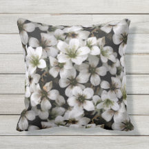 庭白のSaxifragaの花