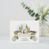 庭結婚の装飾 ポストカード (スタンド正面)