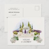 庭結婚の装飾 ポストカード (正面/裏面)