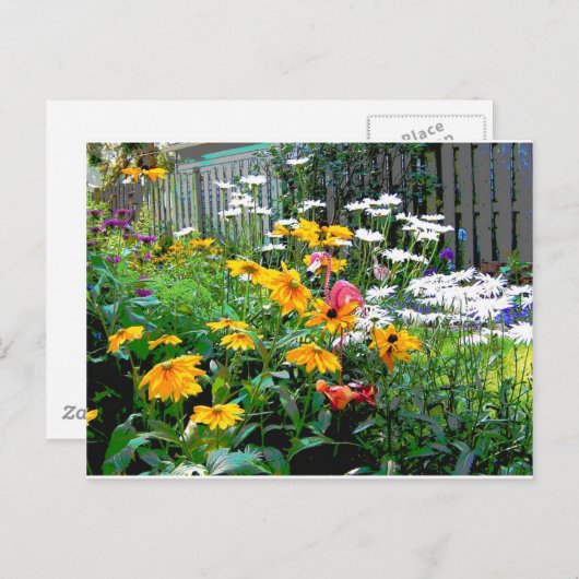 庭絵を描園 ポストカード (正面/裏面)