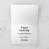 庭縁どにある漫画のカスタムコリー カード (内部)