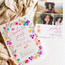 庭色彩の鮮やか野草牧草地 招待状