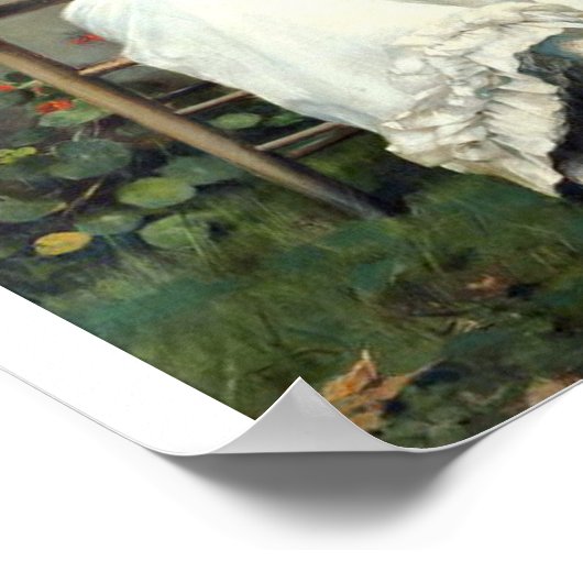 庭読のポスターの女性 ポスター (角)