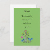 庭読の本パーソナライズされた印 (正面/裏面)