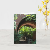 庭道のブランクのnotecard カード (黄色い花)