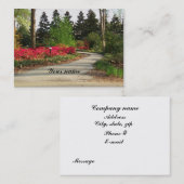 庭道 名刺 (正面/裏面)