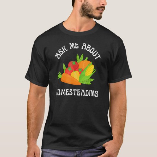 庭頼菜商品の開墾について Tシャツ (正面)