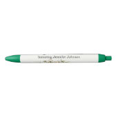 庭魅力的カラフル庭の赤ちゃんシャワー 黒ボールペン (正面)