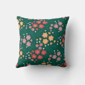 庭鮮やかの花 クッション (裏面)