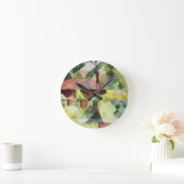 庭1914年(w/c紙で) ラウンド壁時計 (ホーム)