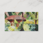 庭1914年(w/c紙で) 名刺 (裏面)