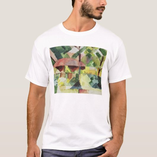 庭1914年(w/c紙で) tシャツ (正面)
