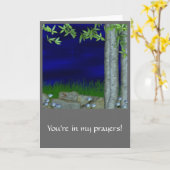 庭 カード (黄色い花)