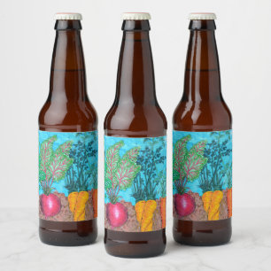 庭 ビールラベル