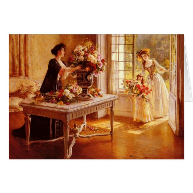 庭、ヴィンテージの花柄、ビクトリア時代の人から新しい (正面横)