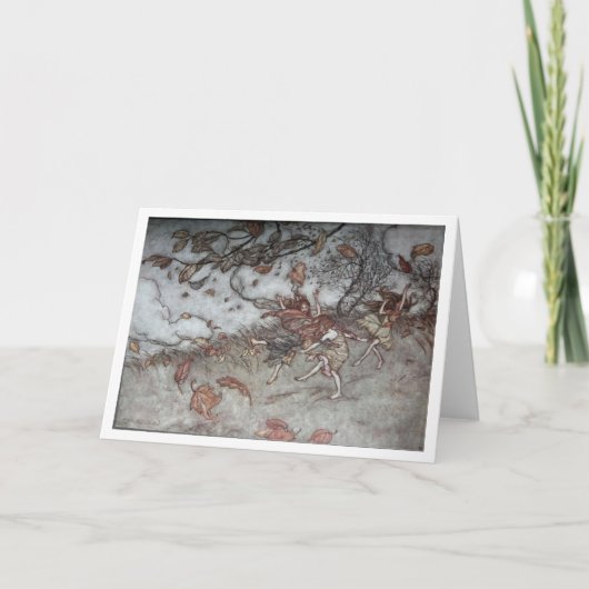 庭(中ブランク)の子供 カード (正面)