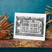 庭、「庭師の迷路」から、1577 ( フォトプラーク (側面)