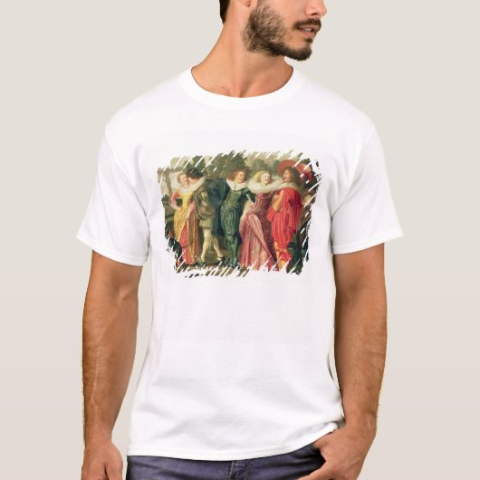 庭、c.1623の遊歩道 tシャツ (正面)
