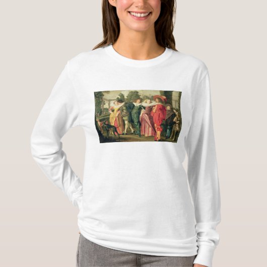 庭、c.1623の遊歩道 tシャツ (正面)