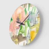 庭IIで風変わり ラージ壁時計 (傾斜)