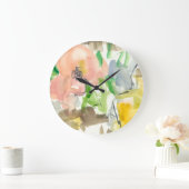 庭IIで風変わり ラージ壁時計 (ホーム)