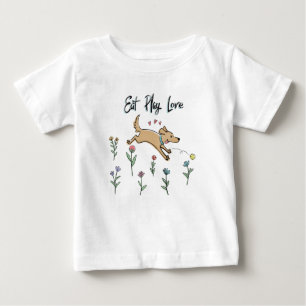 庭II の犬は演劇愛を食べます ベビーTシャツ
