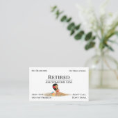 廃おもしろい業漫画の女性の退職 名刺 (スタンド正面)