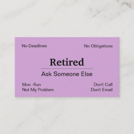 廃おもしろい業退職 名刺