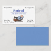 廃おもしろい業退職 名刺 (正面/裏面)